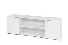 Lowboard >8875-11.11< in Weiß matt - 165x55x34 (BxHxT)