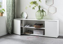 Lowboard >8875-11.11< in Weiß matt -...