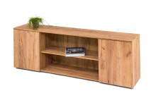 Lowboard >8875-79< in Wotaneiche - 165x55x34 (BxHxT)