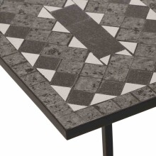 Satztisch >Como< (2er-Set) in matt schwarz, dunkelgrau - 46x64x33 (BxHxT)