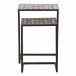 Satztisch >Como< (2er-Set) in matt schwarz, dunkelgrau - 46x64x33 (BxHxT)