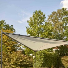 Pavillon >Berlino< in grau, hellgrau - 300x270x300 (BxHxT)