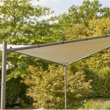 Pavillon >Berlino< in grau, hellgrau - 300x270x300 (BxHxT)