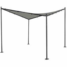 Pavillon >Berlino< in grau, hellgrau - 300x270x300...
