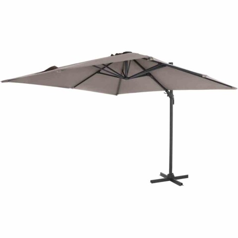 Ampelschirm >California N+< in anthrazit, taupe - 300x263x300 (BxHxT)