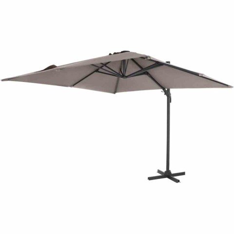 Ampelschirm >California N+< in anthrazit, taupe - 300x263x300 (BxHxT)