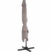 Ampelschirm >California N+< in anthrazit, taupe - 300x263x300 (BxHxT)