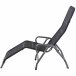 Gartenliege >Bito< in anthrazit, schwarz - 139x118x72 (BxHxT)
