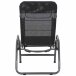 Gartenliege >Bito< in anthrazit, schwarz - 139x118x72 (BxHxT)