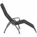 Gartenliege >Bito< in anthrazit, schwarz - 139x118x72 (BxHxT)