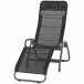 Gartenliege >Bito< in anthrazit, schwarz - 139x118x72 (BxHxT)