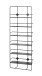 Wandregal >37563< in schwarz, Metall - 37x103x14cm (BxHxT)
