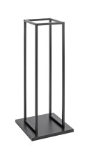 Kaminholzregal >37592< in schwarz, Metall -...