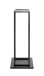 Kaminholzregal >37592< in schwarz, Metall - 33x85x33cm (BxHxT)