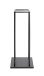 Kaminholzregal >37592< in schwarz, Metall - 33x85x33cm (BxHxT)