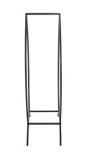 Kaminholzregal >37593< in schwarz, Metall - 47x80x20cm (BxHxT)