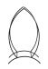 Kaminholzregal >37593< in schwarz, Metall - 47x80x20cm (BxHxT)