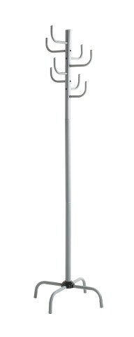 Garderobenständer >43700< in grau, Metall - 180x37cm (HxD)