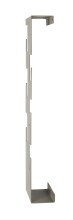 Wandgarderobe >47006< in grün, Metall - 15x60x8cm (BxHxT)