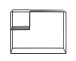 Konsole >47518< in schwarz, Metall - 100x80x30cm (BxHxT)
