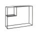 Konsole >47518< in schwarz, Metall - 100x80x30cm (BxHxT)