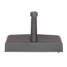 Kunststoffschirmständer >20 kg Kunststoff/Beton< in anthrazit - 50x9x25 (BxHxT)