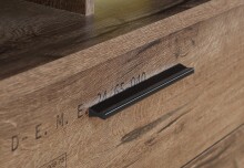 Kommode >Jacky < in braun,schwarz - 153,1x98,5x41,3cm (BxHxT)
