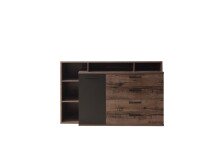 Kommode >Jacky < in braun,schwarz -...