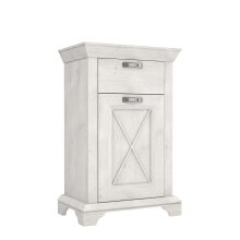 Kommode >Kashmir < in weiss,beige - 73,3x114,6x46,2cm (BxHxT)