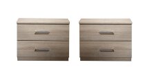 Schlafzimmer-Set >Anna< in EICHE SAEGERAU-NACHBILDUNG - 282x81x210cm (BxHxT)