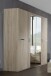 Drehtürenschrank >Anna< in EICHE SAEGERAU-NACHBILDUNG - 180x208x58cm (BxHxT)