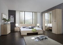 Kombikommode >Anna< in EICHE SAEGERAU-NACHBILDUNG - 81x83x41cm (BxHxT)