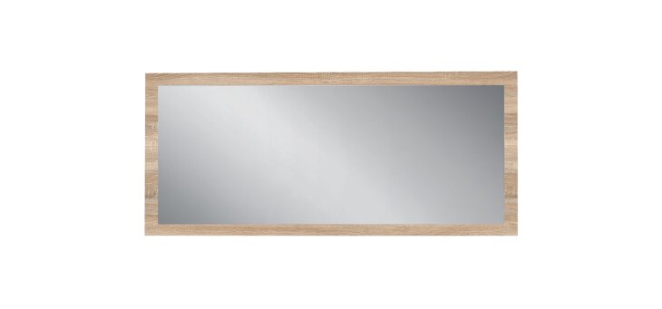 Wandspiegel >Anna< in EICHE SAEGERAU-NACHBILDUNG - 58x106x2cm (BxHxT)