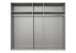 Drehtürenschrank >Anna< in PLANKENEICHE NACHBILDUNG - 225x208x58cm (BxHxT)