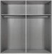 Drehtürenschrank >Anna< in PLANKENEICHE NACHBILDUNG - 180x208x58cm (BxHxT)