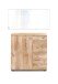 Wandspiegel >Anna< in PLANKENEICHE NACHBILDUNG - 58x106x2cm (BxHxT)