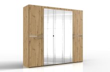 Komplettschlafzimmer >Anna< in ARTISAN EICHE NACHBILDUNG - 509x208x210cm (BxHxT)