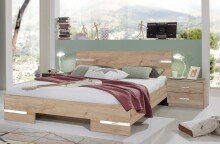 Betten-Set >Anna< in ARTISAN EICHE NACHBILDUNG -...