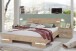 Bett-Set >Anna< in ARTISAN EICHE NACHBILDUNG - 254x81x210cm (BxHxT)