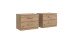 Schlafzimmer-Set >Anna< in ARTISAN EICHE NACHBILDUNG - 254x81x210cm (BxHxT)