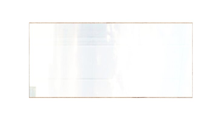 Wandspiegel >Anna< in ARTISAN EICHE NACHBILDUNG - 58x106x2cm (BxHxT)