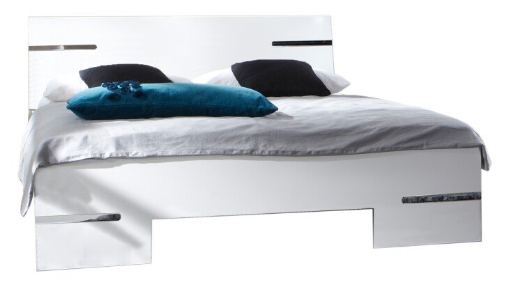 Schlafzimmer-Set >Anna< in WEISS - 294x81x210cm (BxHxT)
