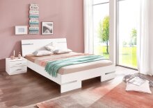 Schlafzimmer-Set >Anna< in WEISS - 254x81x200cm...