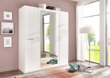 Drehtürenschrank >Anna< in WEISS -...