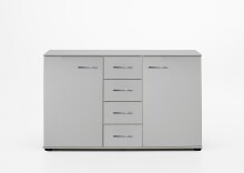 Kombikommode >Anna< in WEISS - 130x83x41cm (BxHxT)