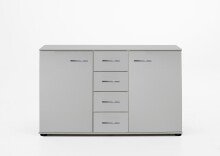 Kombikommode >Anna< in WEISS - 130x83x41cm (BxHxT)