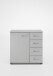 Kombikommode >Anna< in WEISS - 81x83x41cm (BxHxT)