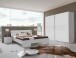 Schwebetürenschrank >Anna< in WEISS - 225x208x65cm (BxHxT)