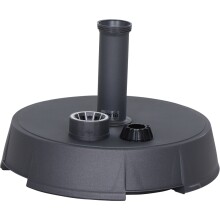 Kunststoffschirmständer >30 kg Kunststoff/Beton< in anthrazit - 40x11x40 (BxHxT)