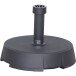 Kunststoffschirmständer >30 kg Kunststoff/Beton< in anthrazit - 40x11x40 (BxHxT)